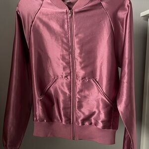 American Apparel silk bomber